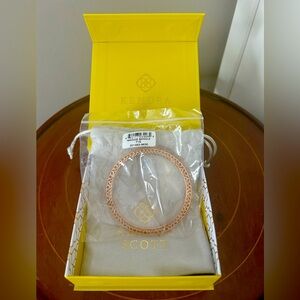 Kendra Scott rose gold Maggie Bangle NIB